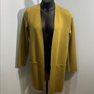 Carolina Belle Mustard Open Front Jacket